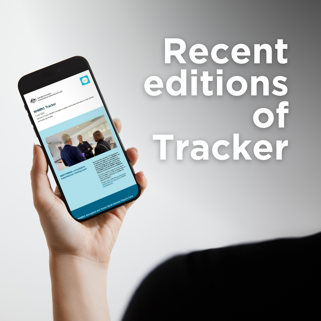 Link to recent editions of Tracker