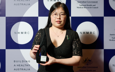 Dr Liao at NHMRC’s Research Excellence Awards