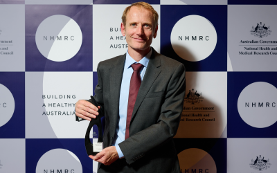 Professor Don at NHMRC’s Research Excellence Awards